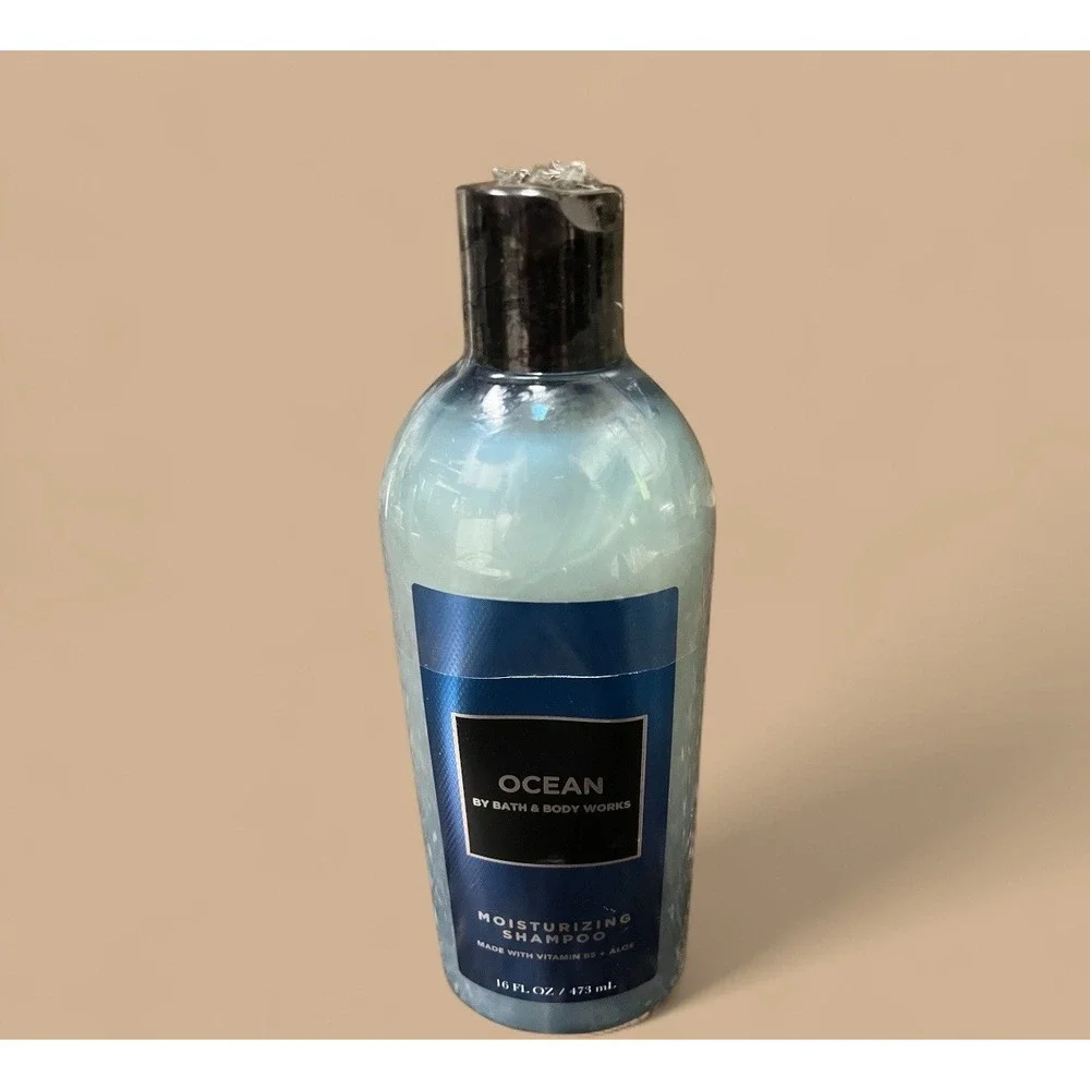 Bath & Body Works Ocean Moisturizing Shampoo Aloe & Vitamin‎ B5 Blue Cypress NEW